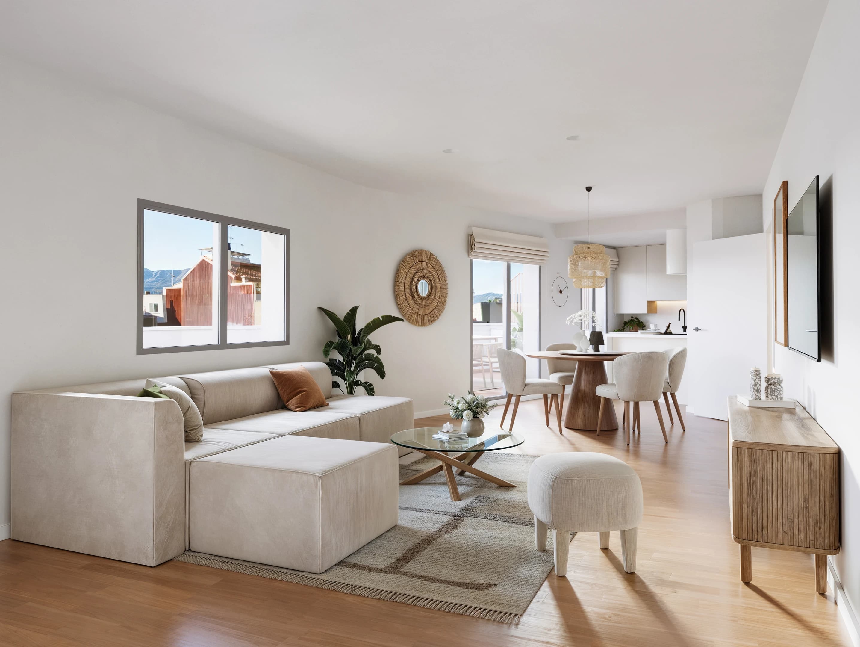 Visualización de salón · Ático Tarragona · Next Home