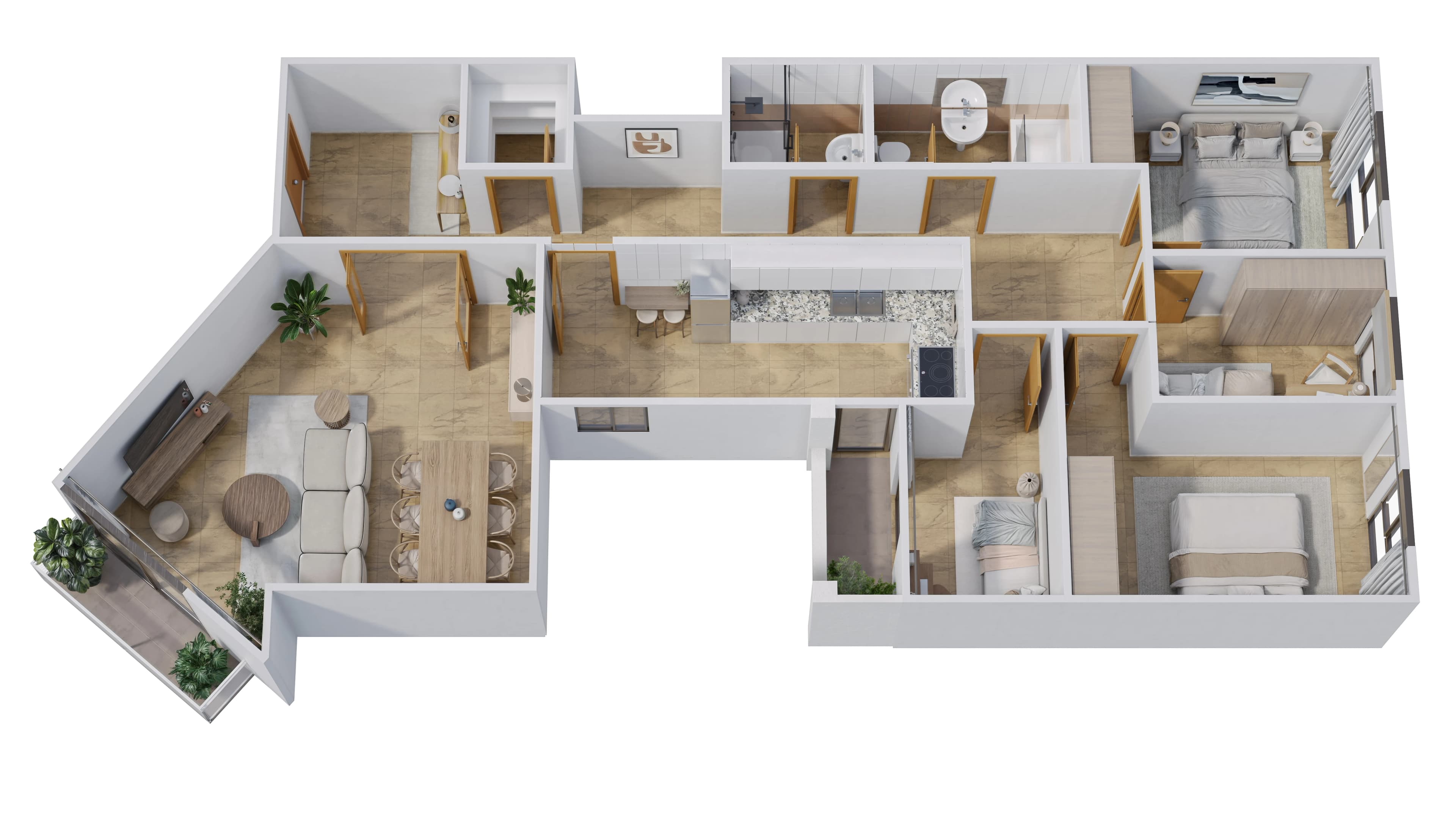 Visualización de vista axonométrica · Av. Sport, Tarragona · Next Home