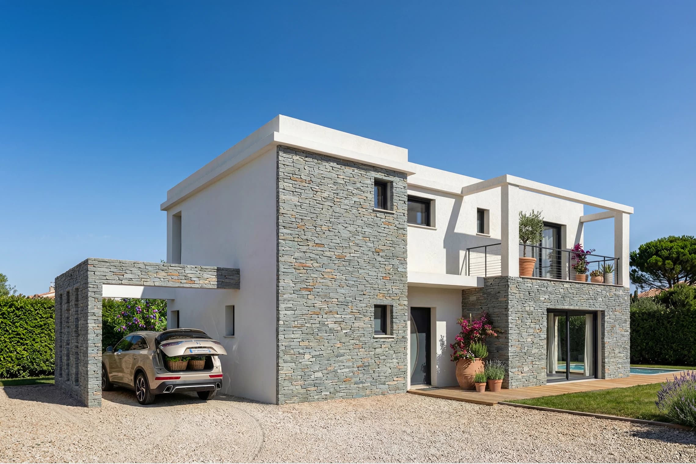 Visualización de exterior de la vivienda · BWA · Francia