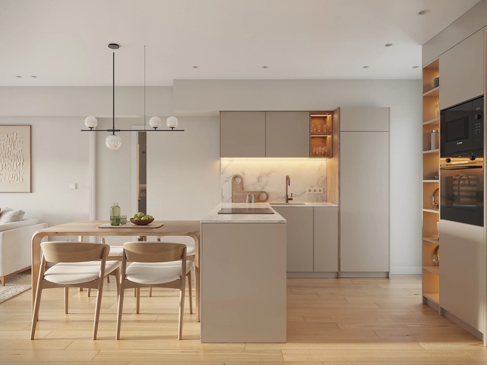 Visualización de cocina · Carrer Sevilla, Tarragona · Next Home