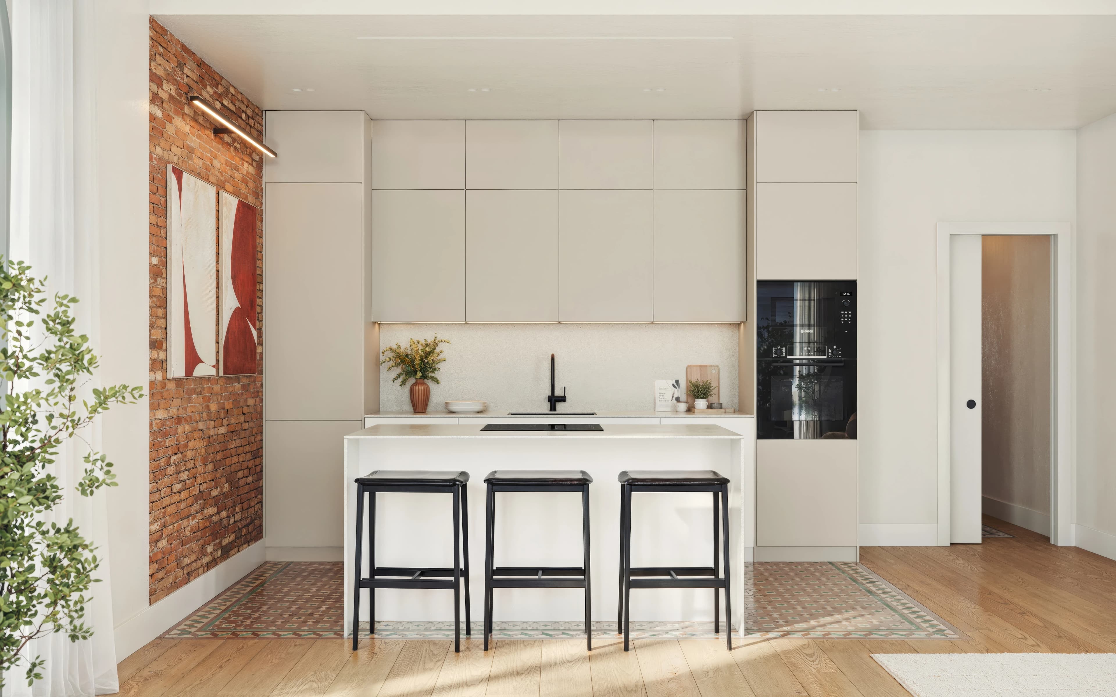 Visualización de otra vista de la cocina · Casanova · Barcelona